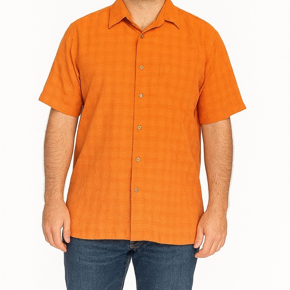 Joseph & Feiss Other - Joseph & Feiss Orange Casual Button Down Shirt